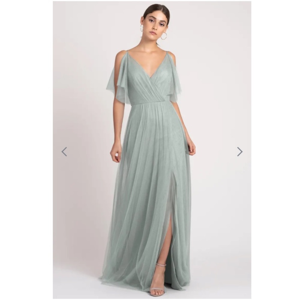 Jenny Yoo Aeryn Dress Morning Mist Size 10